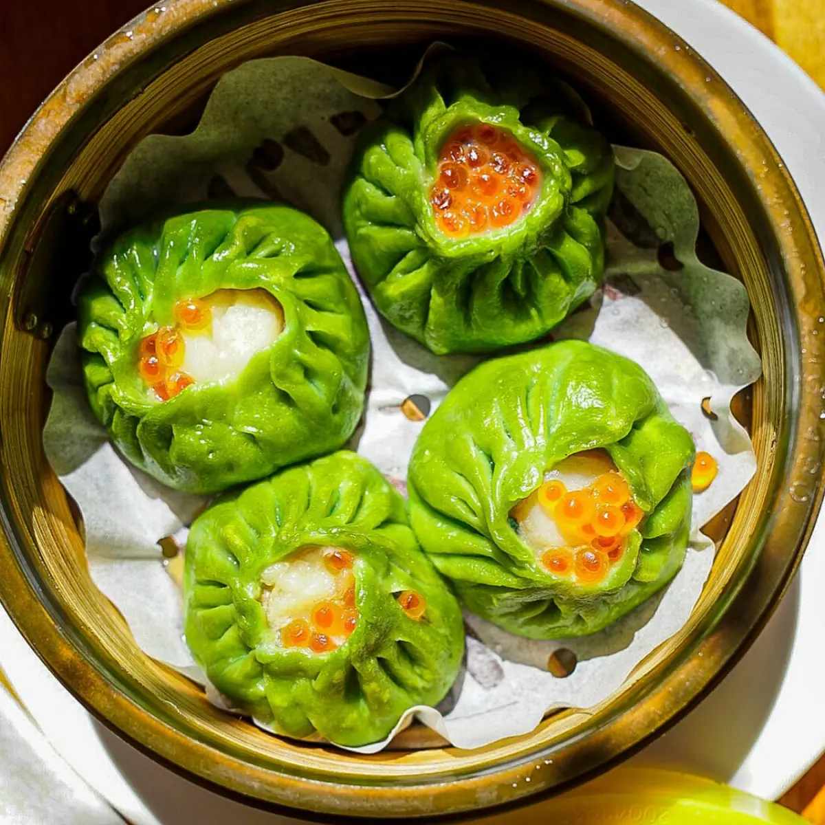 Scallop and Chicken Bao