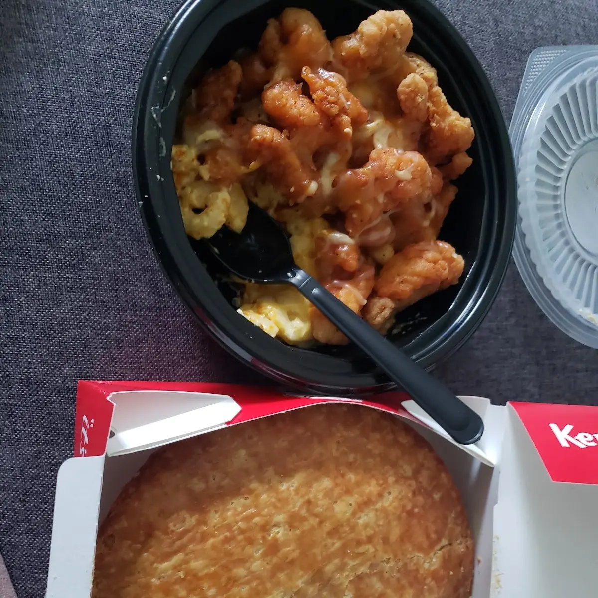 Spicy Mac and Cheese Bowl & Chicken Pot Pie