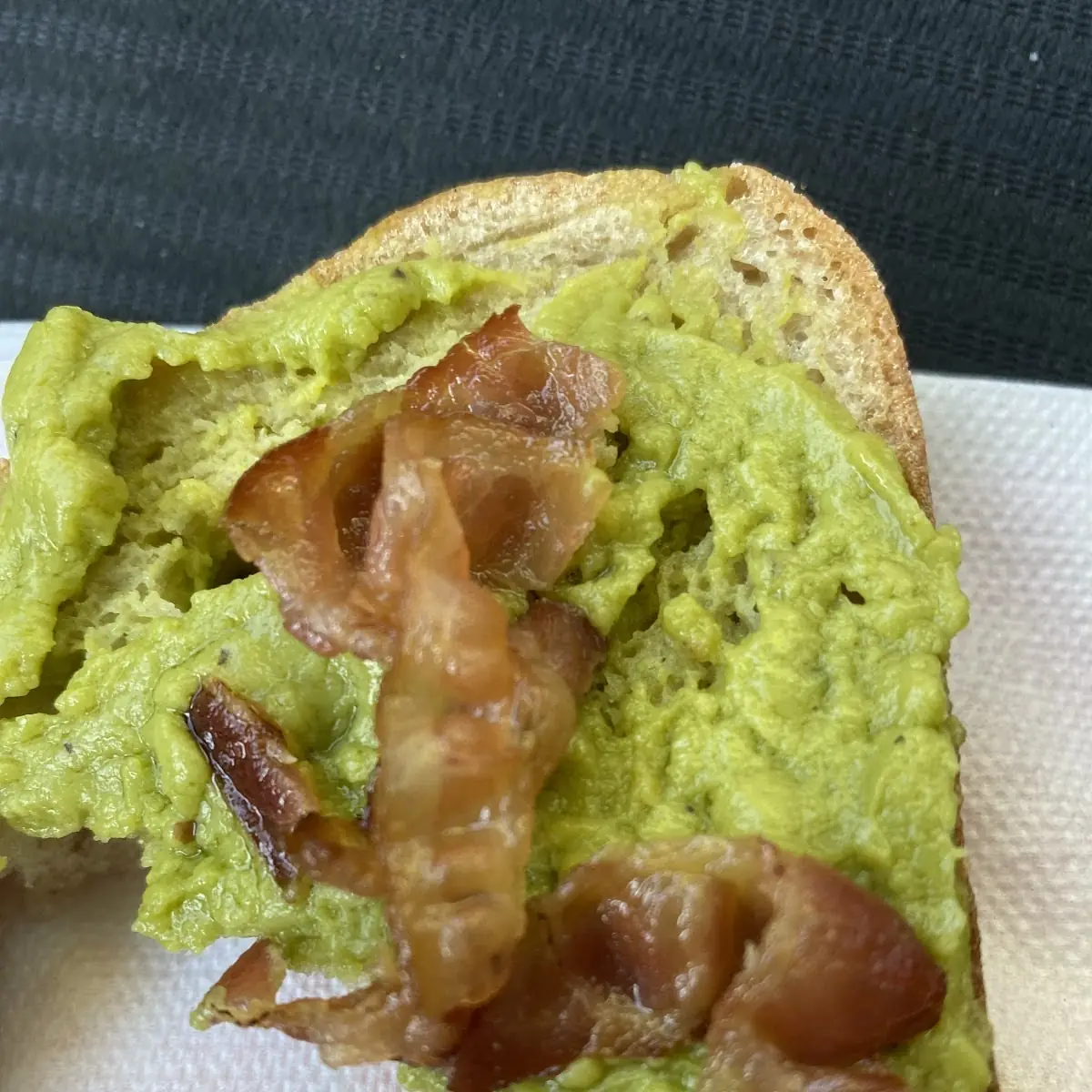 Avocado Toast with Bacon