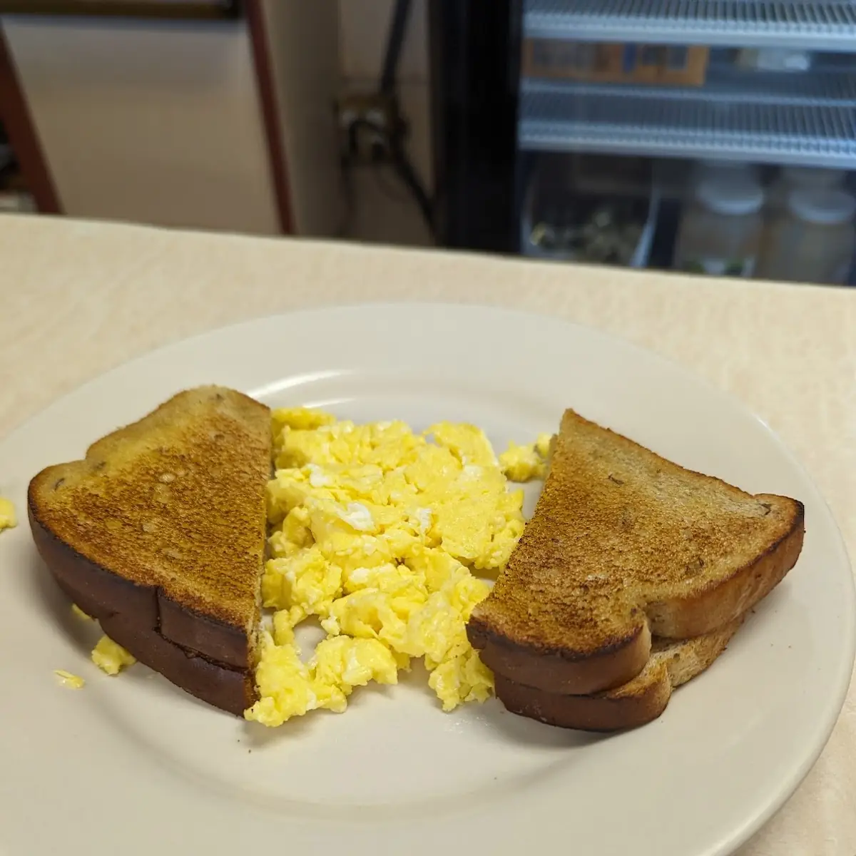 Scrambled Eggs and Toast