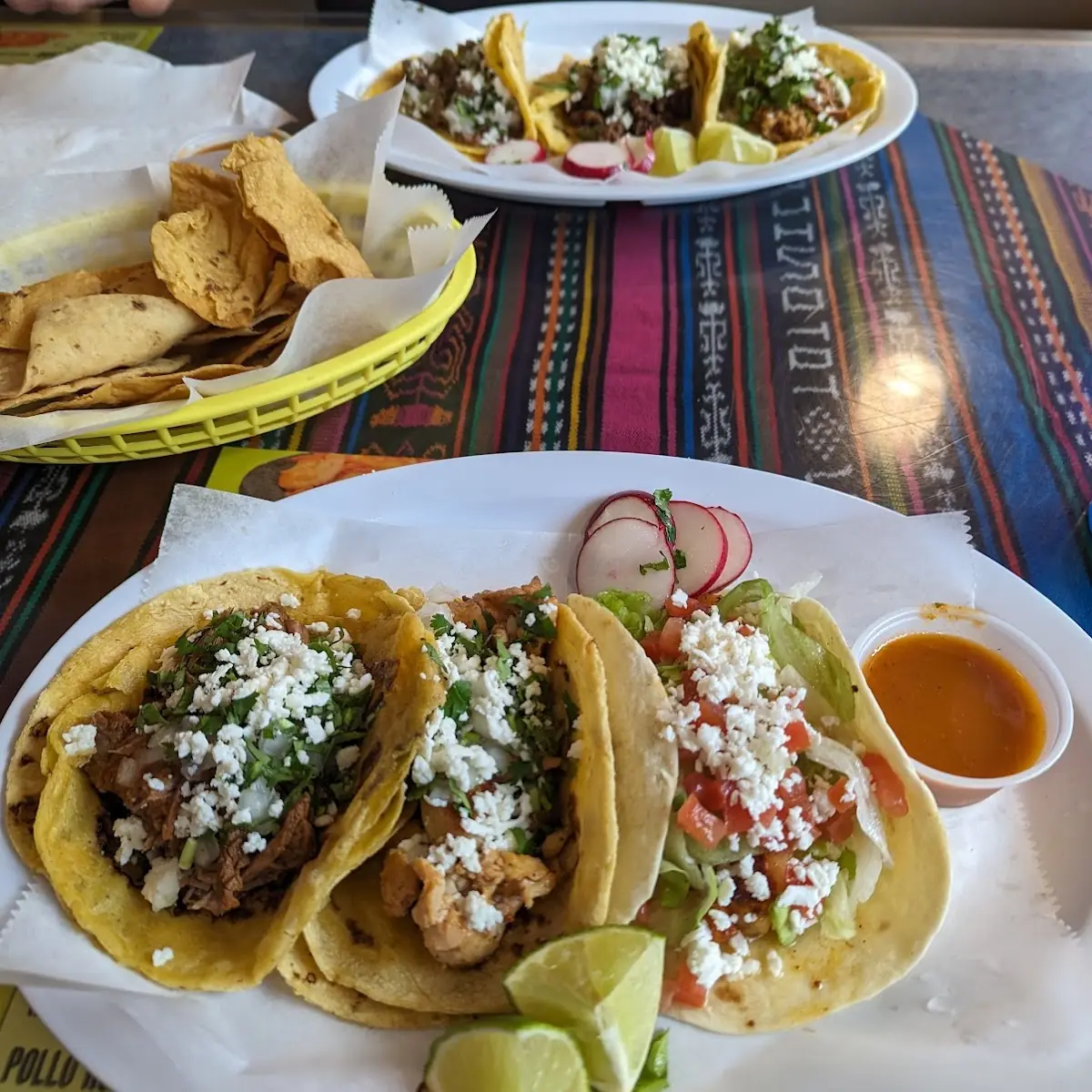 Barbacoa Taco Chicken Taco Shrimp Taco