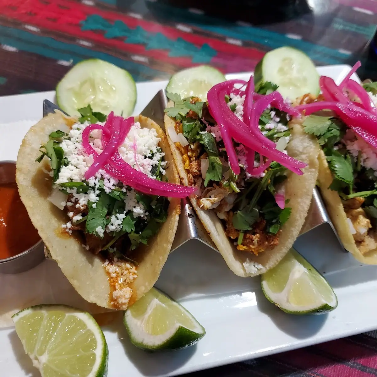 Chorizo & Pollo Tacos