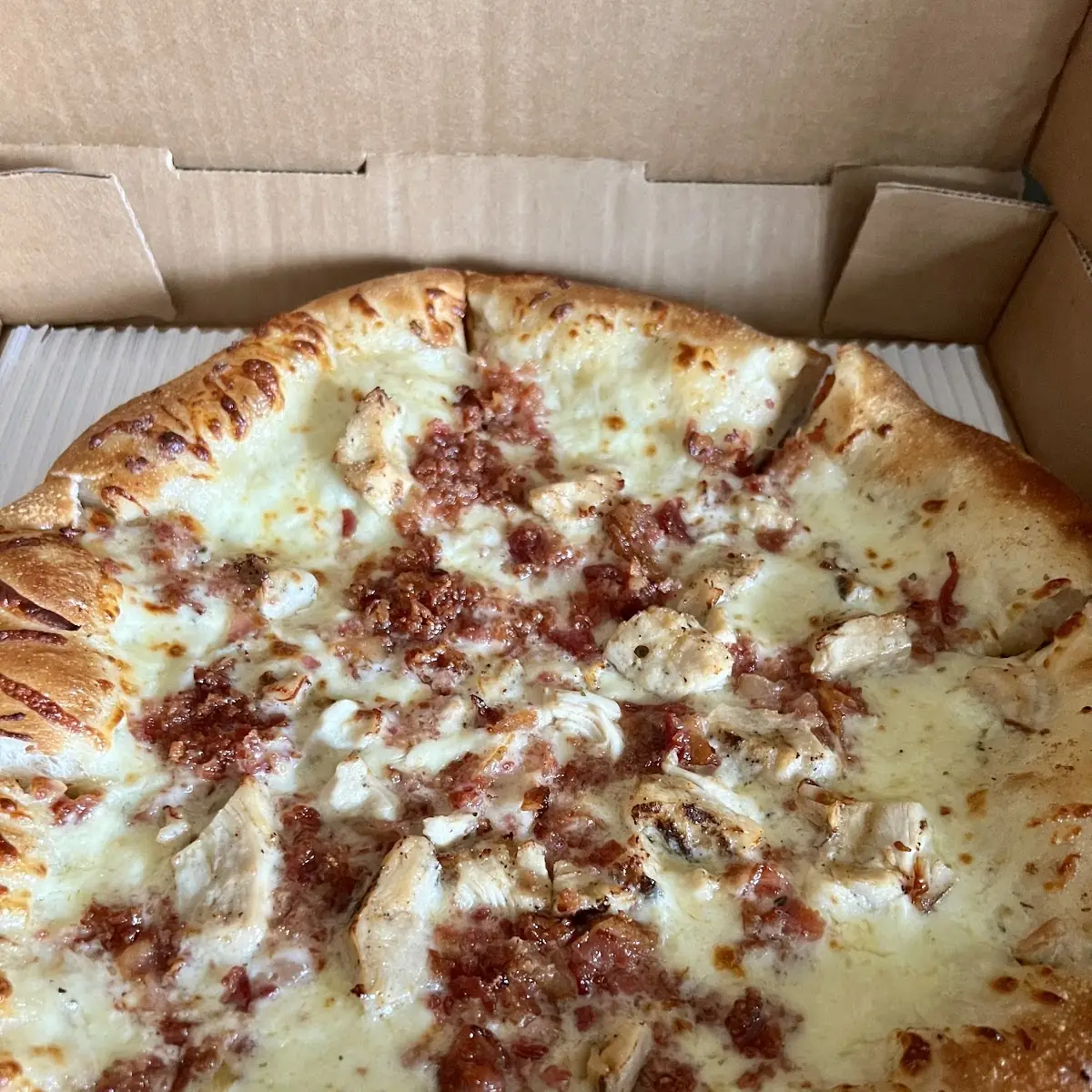 Chicken Bacon Ranch Pizza
