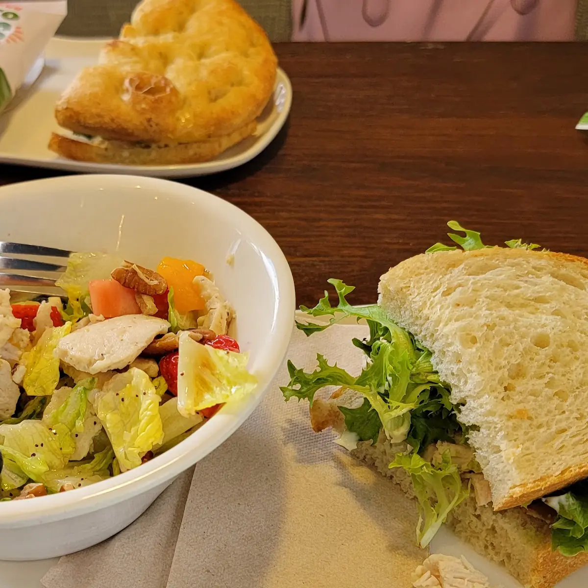 Chicken Avocado Bacon Lettuce Sandwich