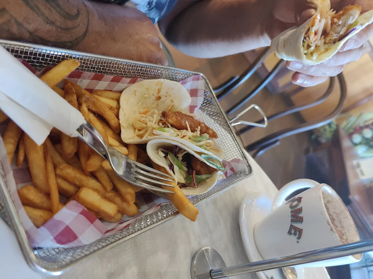 Fish Tacos, Dôme Café - Canning Vale