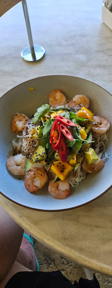 Prawn Mango Salad, Dôme Café - Canning Vale