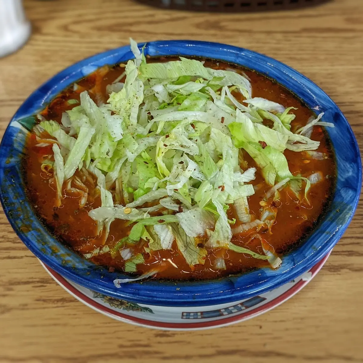 Pozole Rojo Con Carne de Puerco