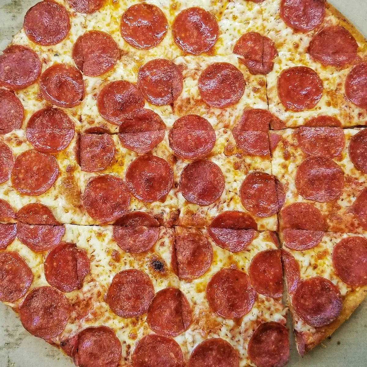 Thin Crust Pizza Pepperoni