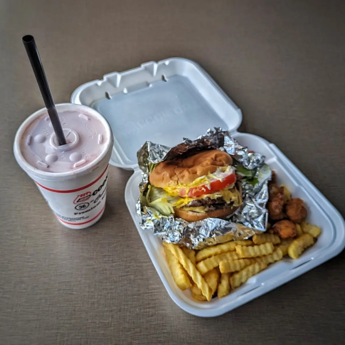 Double Bacon Cheeseburger Combo