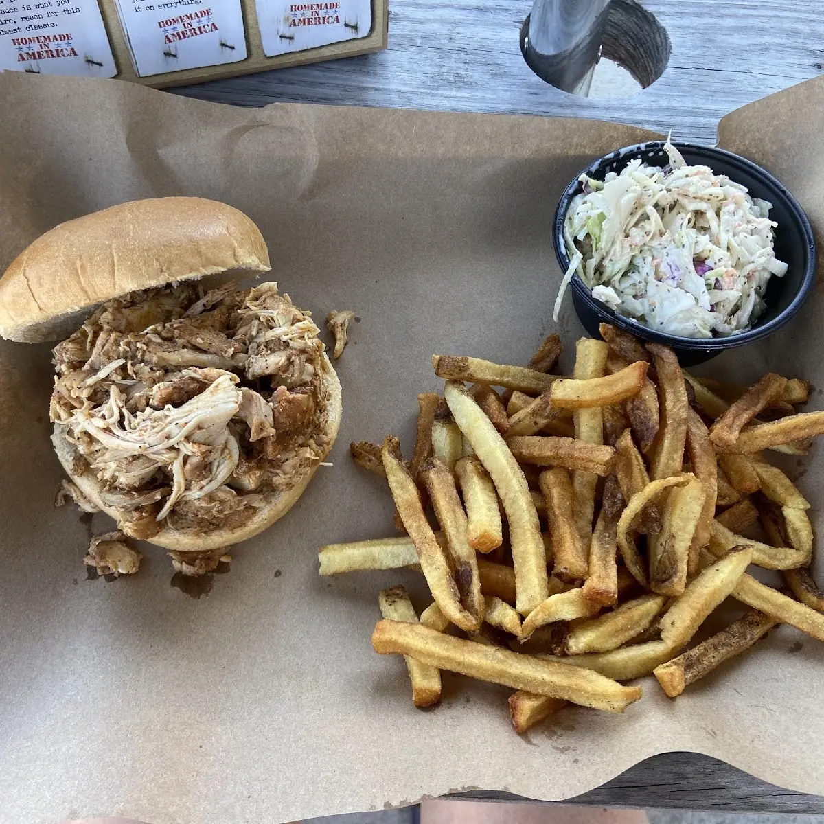 Pulled Chicken Sandwich Combo