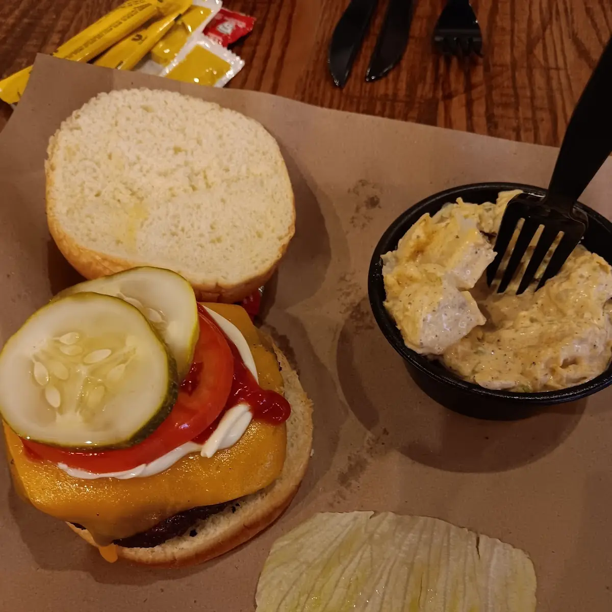 Smoked Cheese Burger