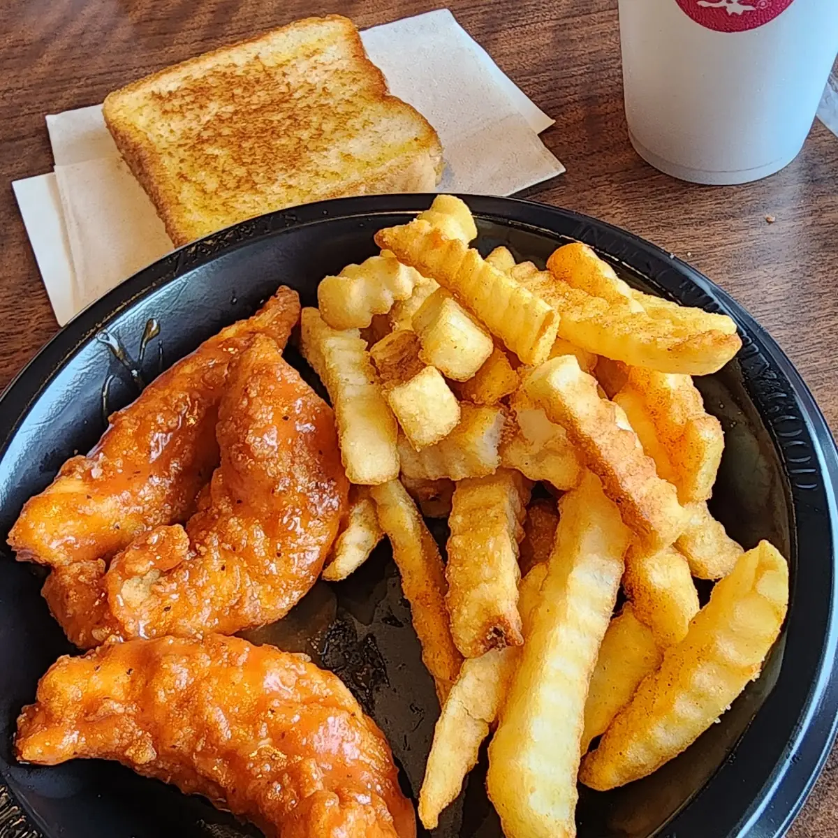 3 Piece Chicken Rolled in Wimpy and Fries