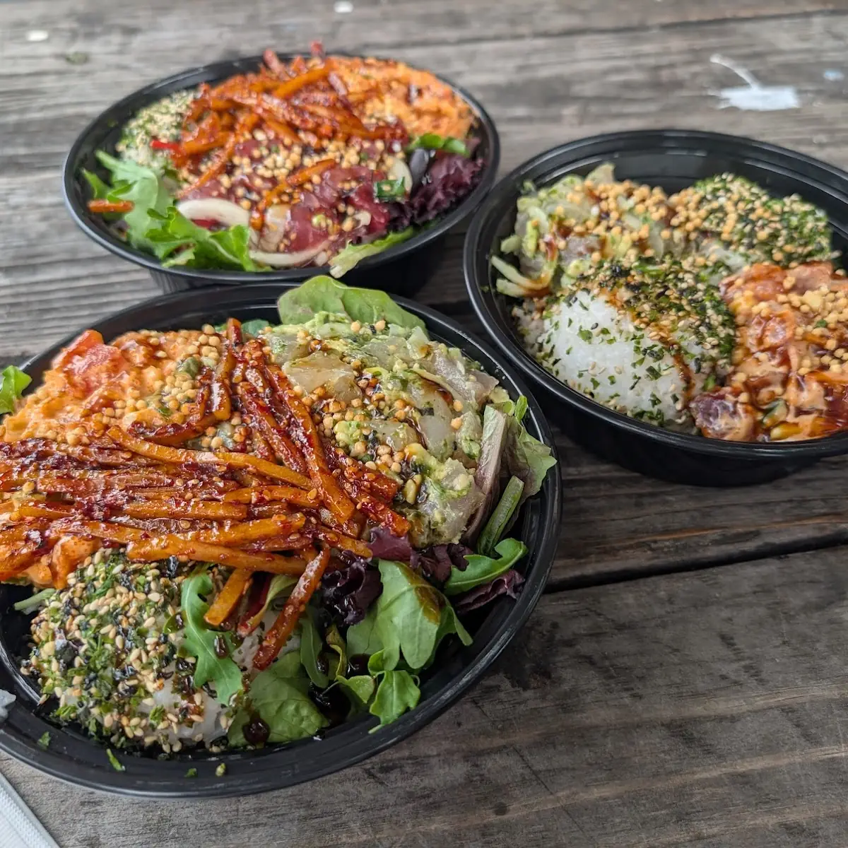 Ginger Avocado Poke Bowl