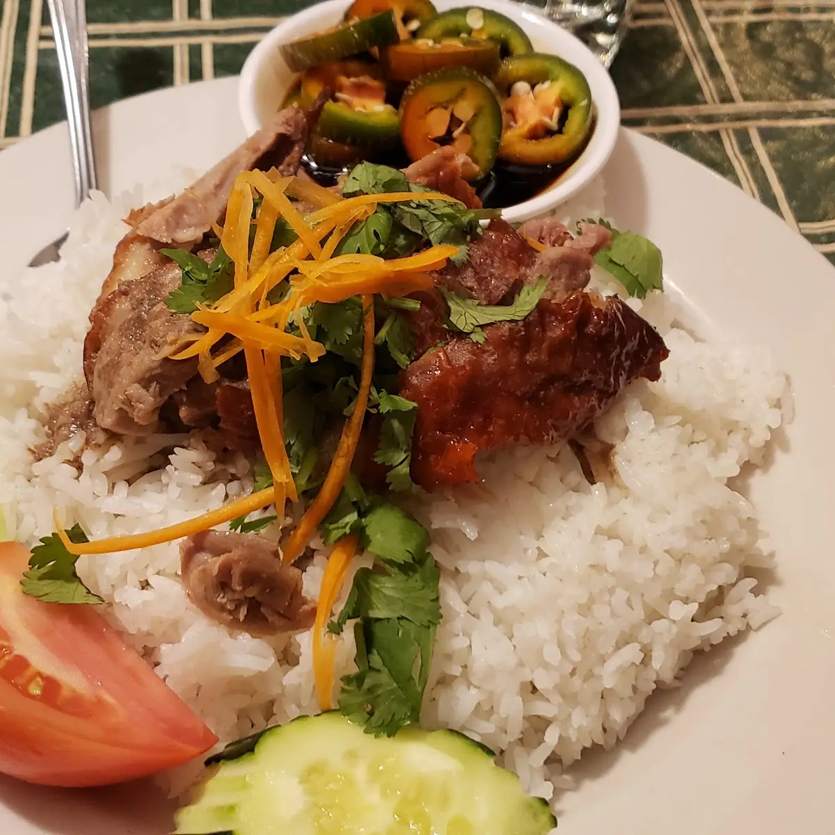 Roast Duck with Rice