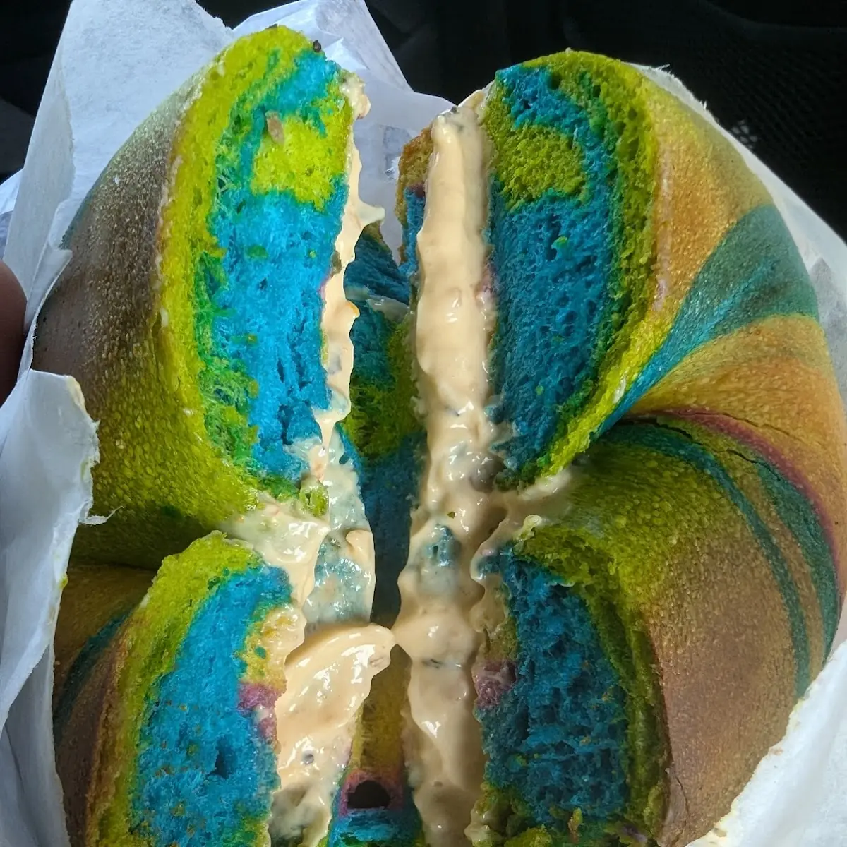 Rainbow Bagels