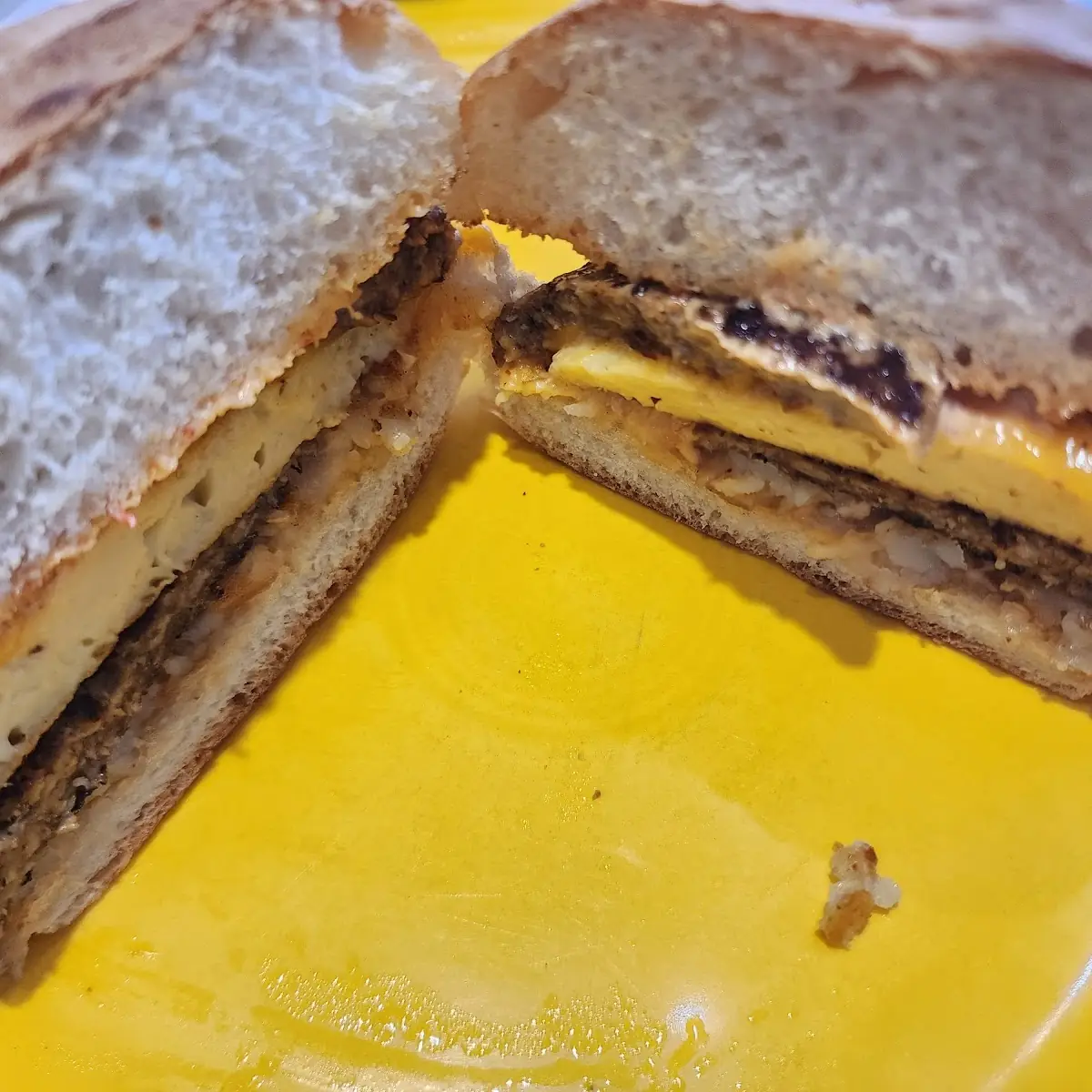 Vegan Sausage Egg and Cheese