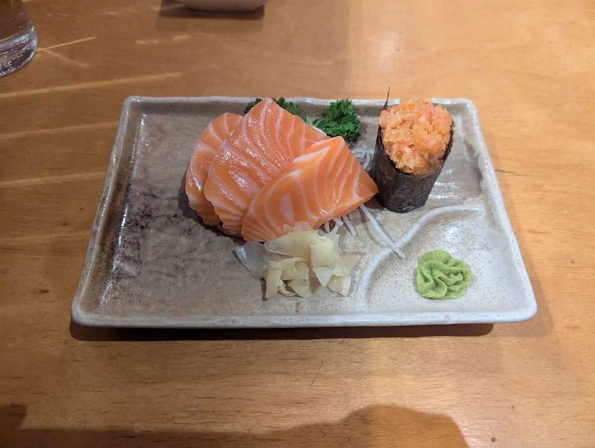 Salmon Sashimi, Ikkoi Sushi & Ramen Japanese Cuisine