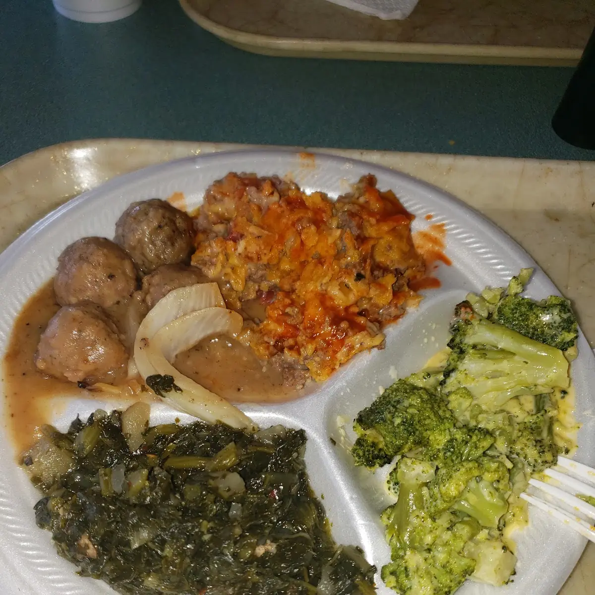 Meatballs & Mexican Casserole