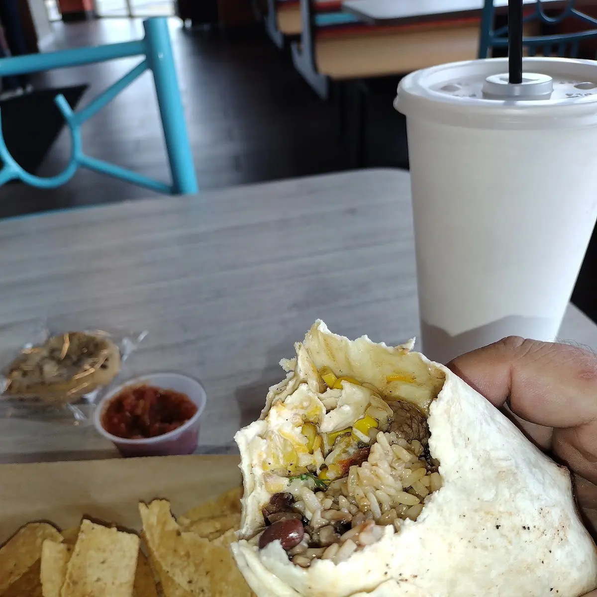 Create Your Own Burrito with Steak and Cilantro Rice