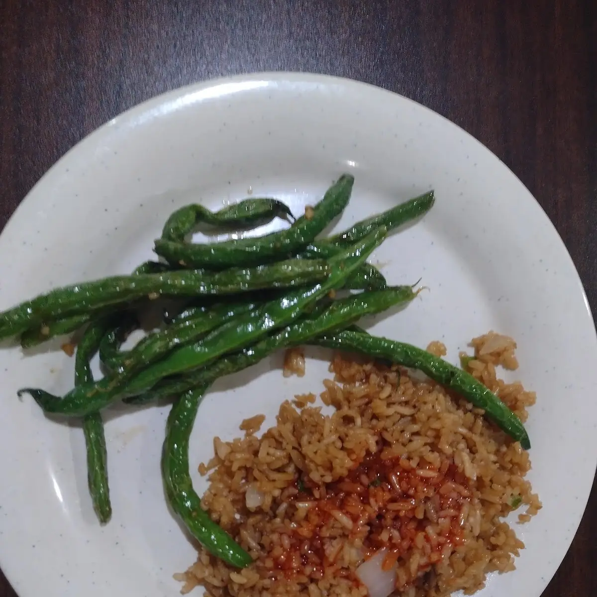 Rice and Green Beans