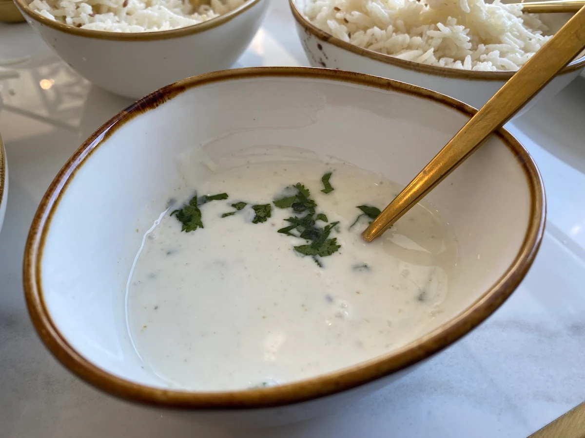Raita, Taj Mahal Indian Cuisine