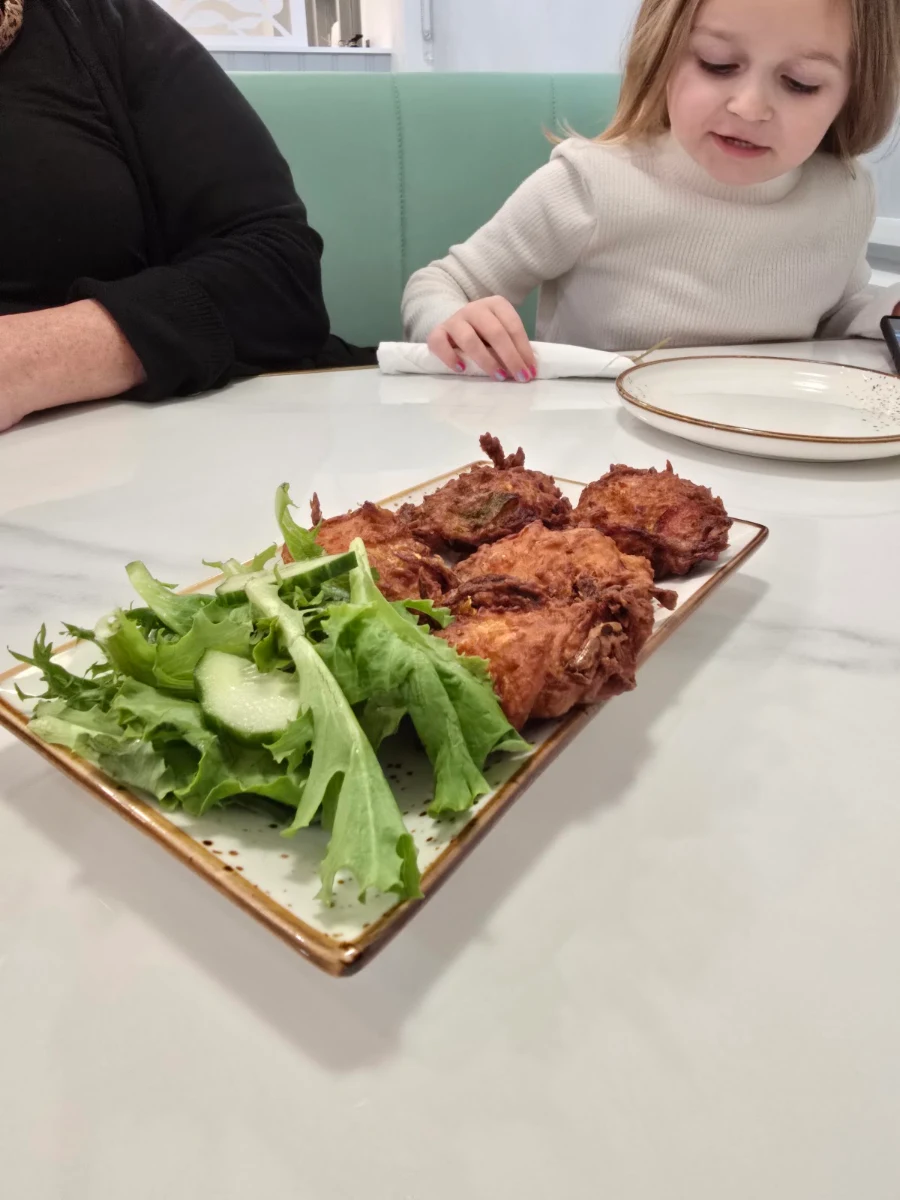 Veg Pakoras, Taj Mahal Indian Cuisine