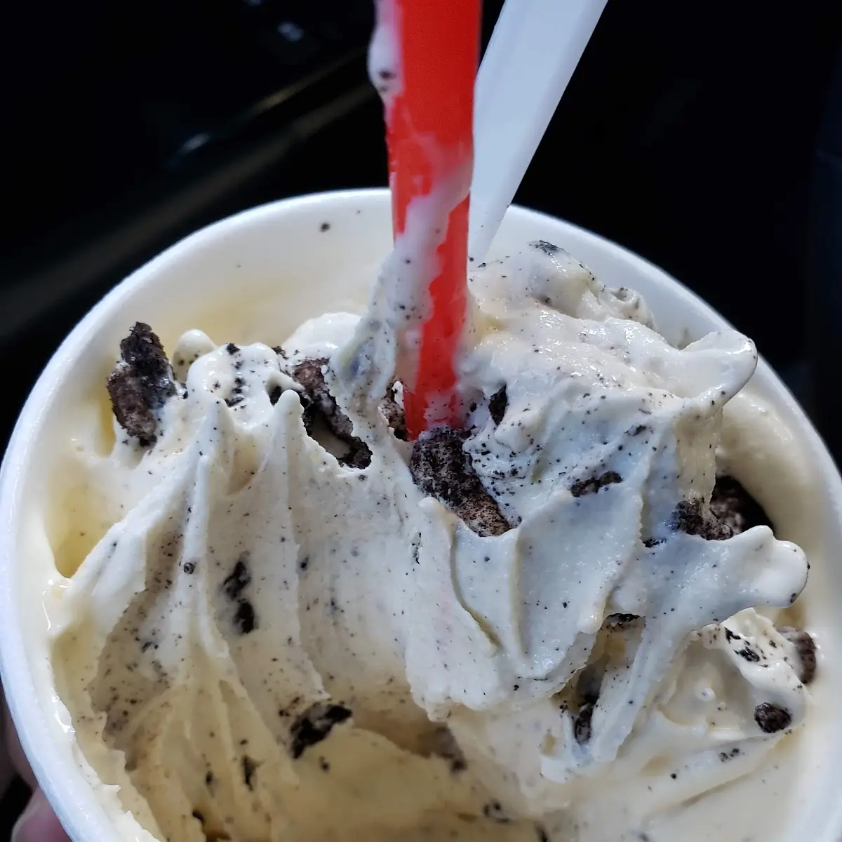 Sonic Blast Made with Oreo Cookie Pieces