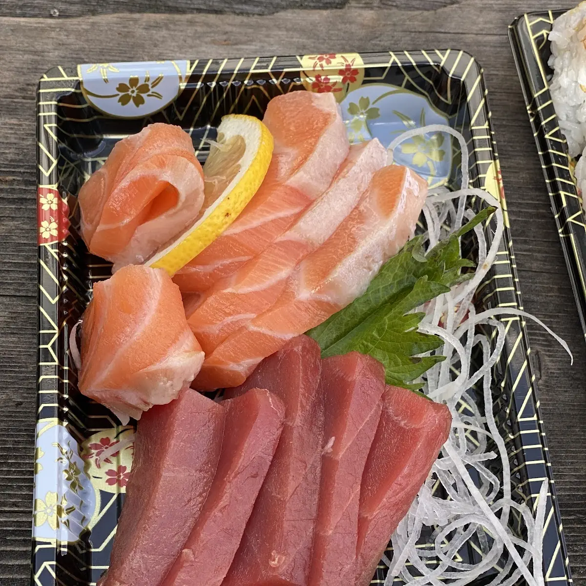 Salmon and Tuna Sashimi