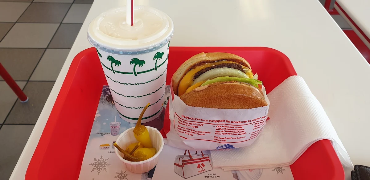 Double Double Cheeseburger & Shake