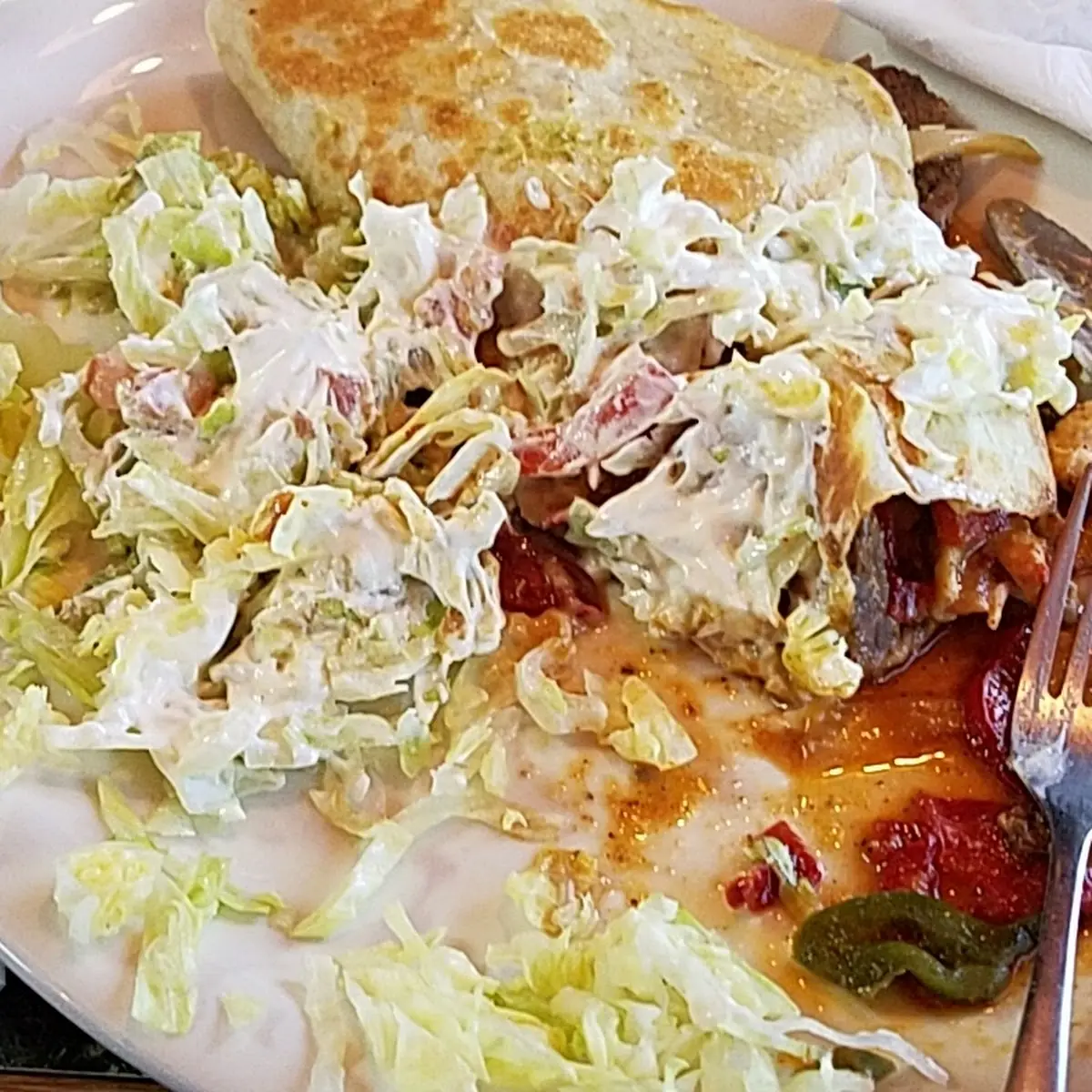 Lunch Fajita Quesadilla