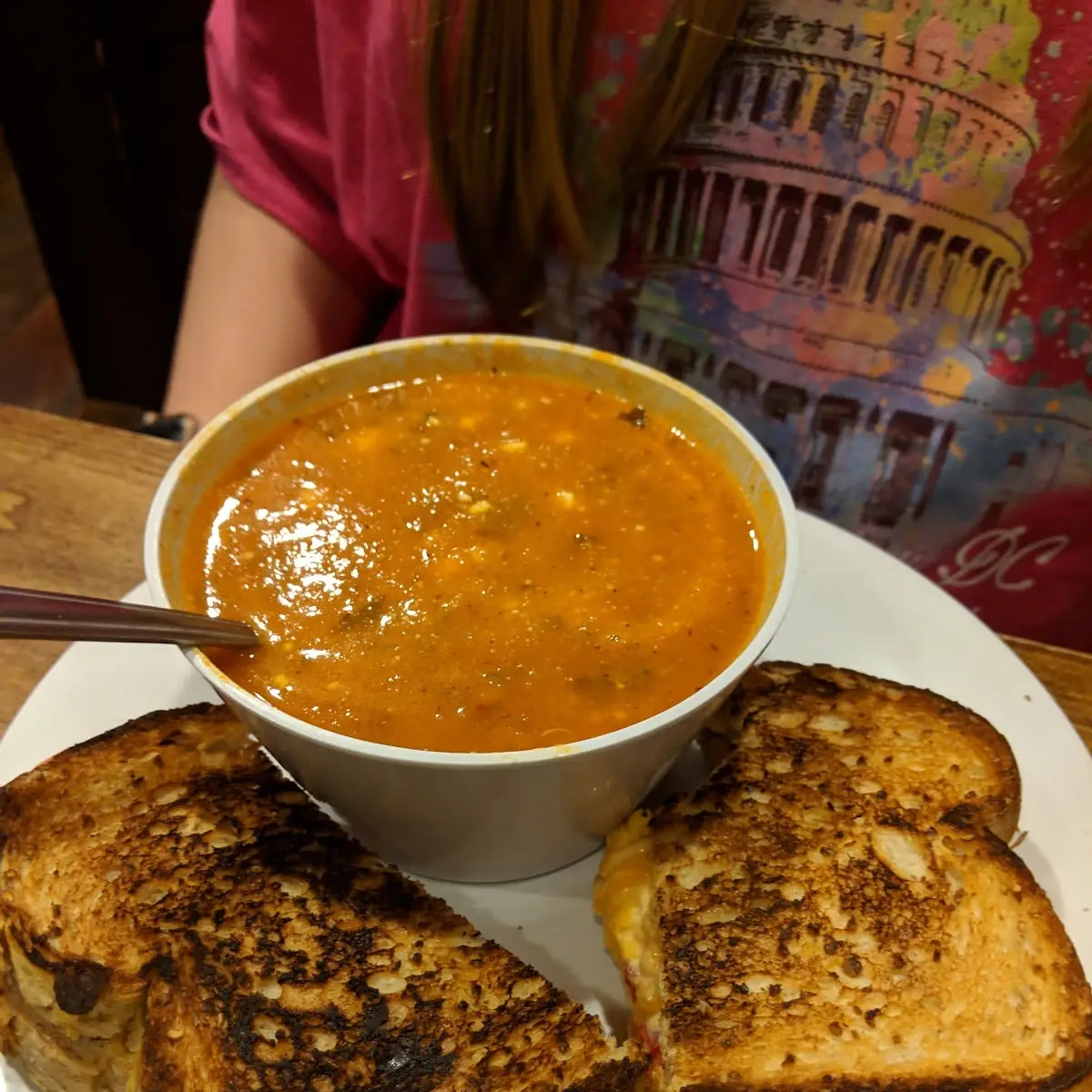 Tomato Basil Soup & Grilled Pimento Cheese