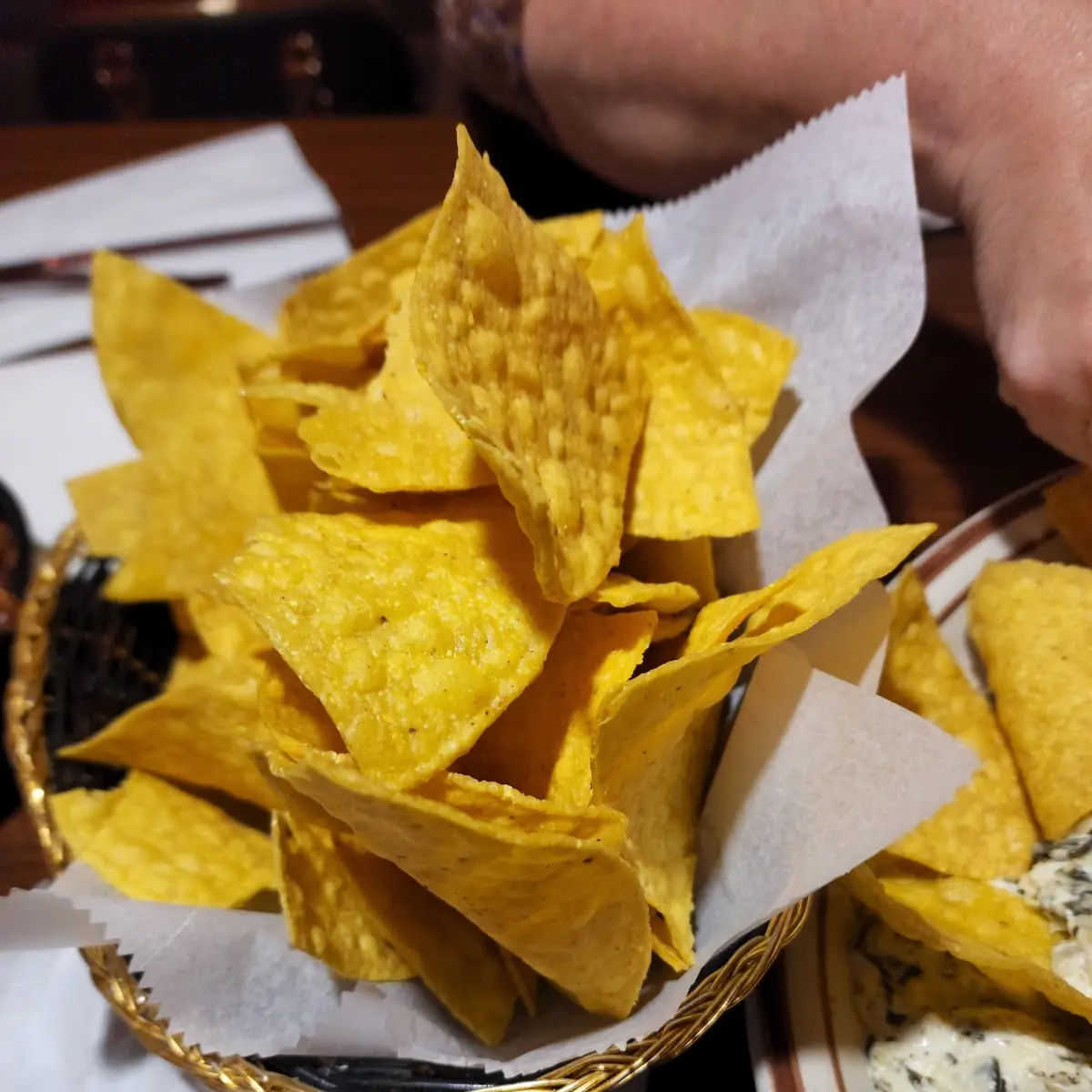 Artichoke Spinach Dip and Chips