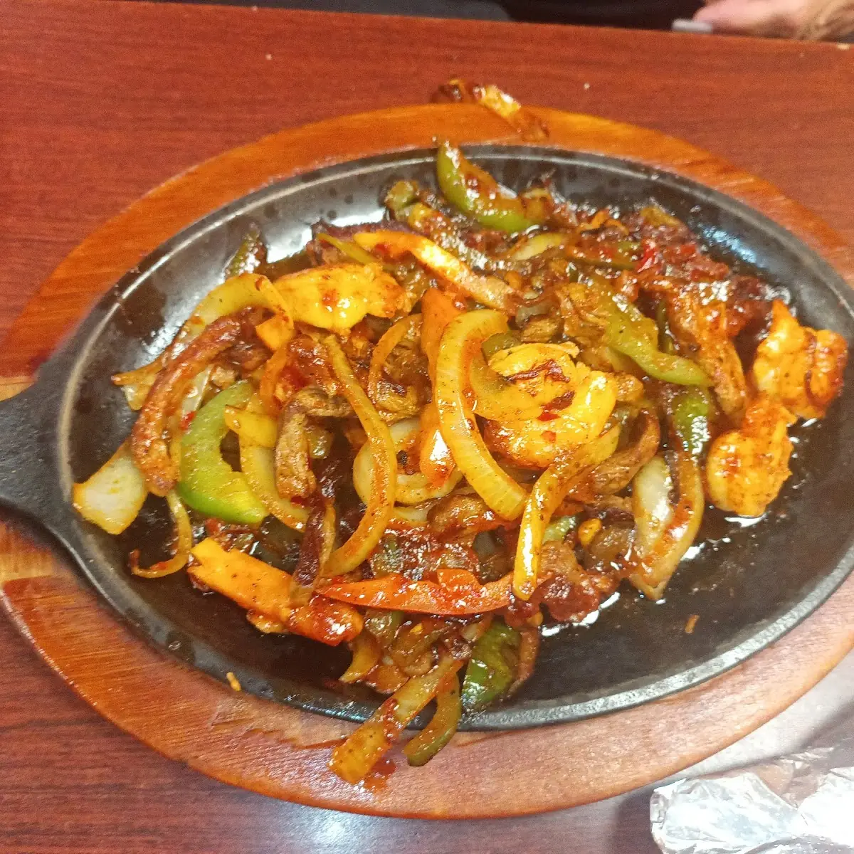 Steak & Shrimp Fajitas