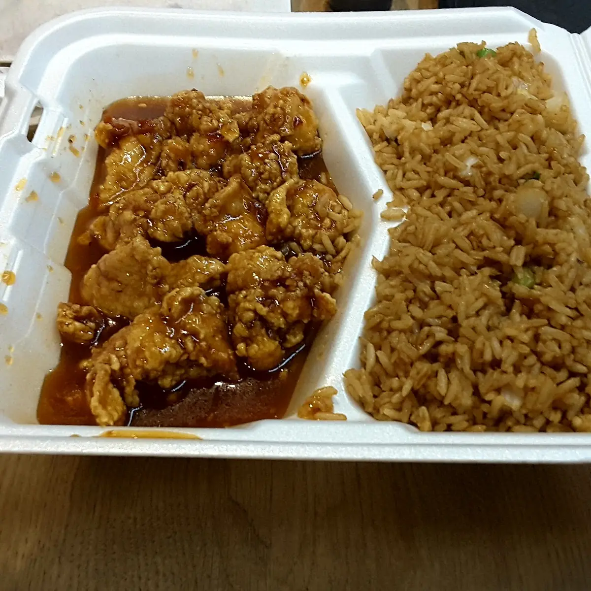 Orange Chicken & Fried Rice