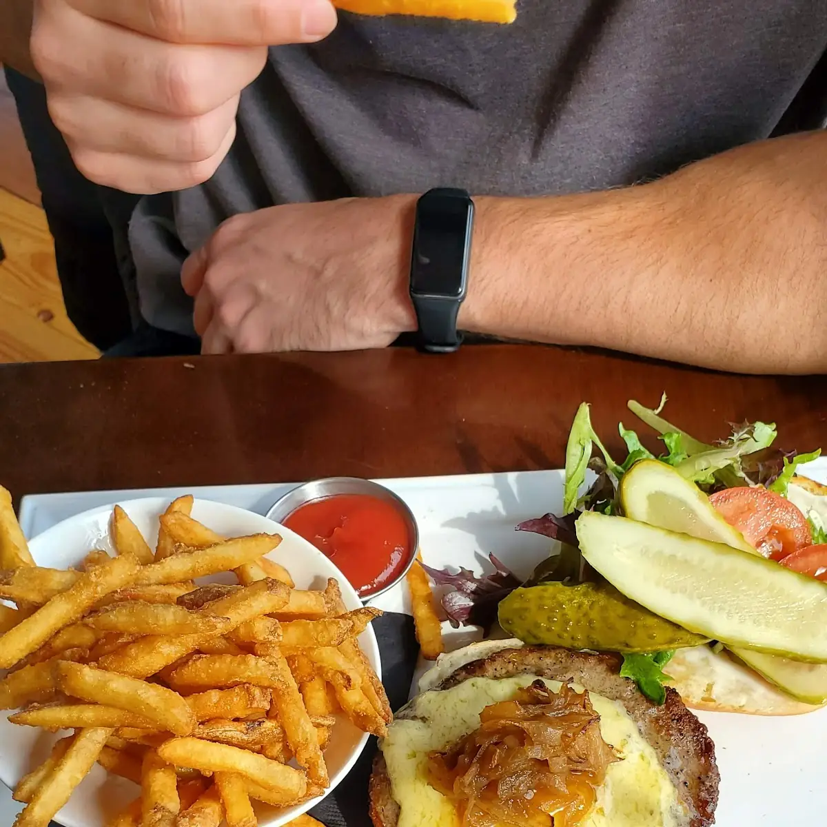 Beef Burger, Atrevida Restaurant