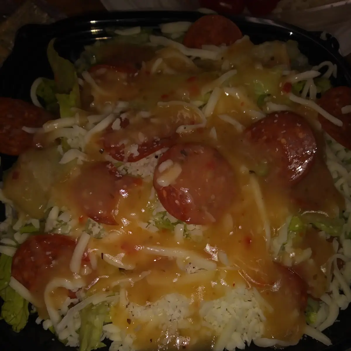 Italian Salad w Italian Dressing
