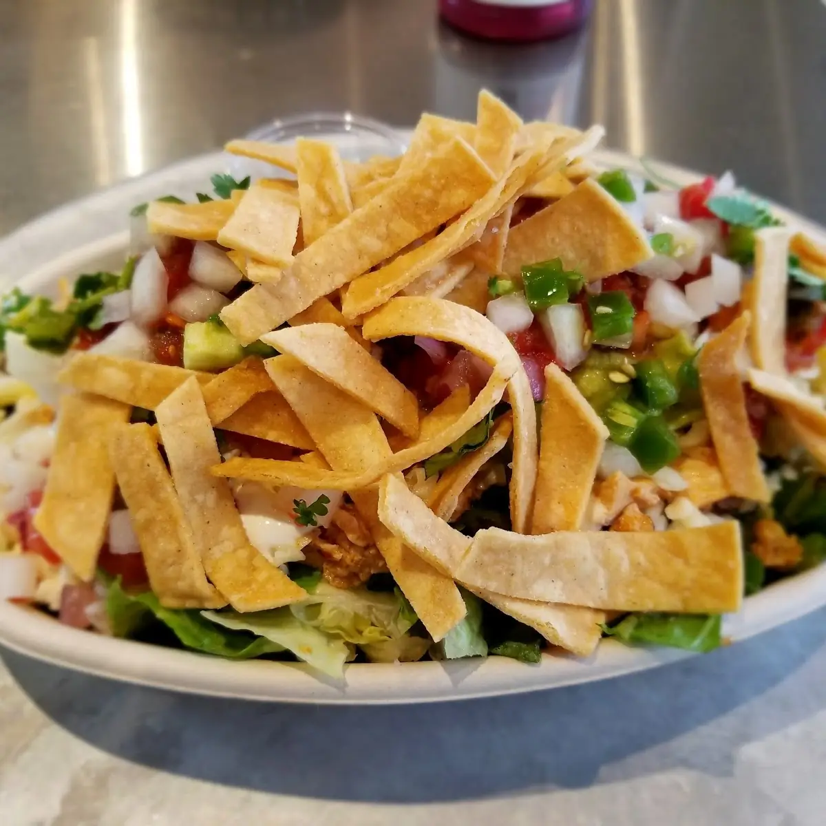 Burrito and Chicken Salad Bowls