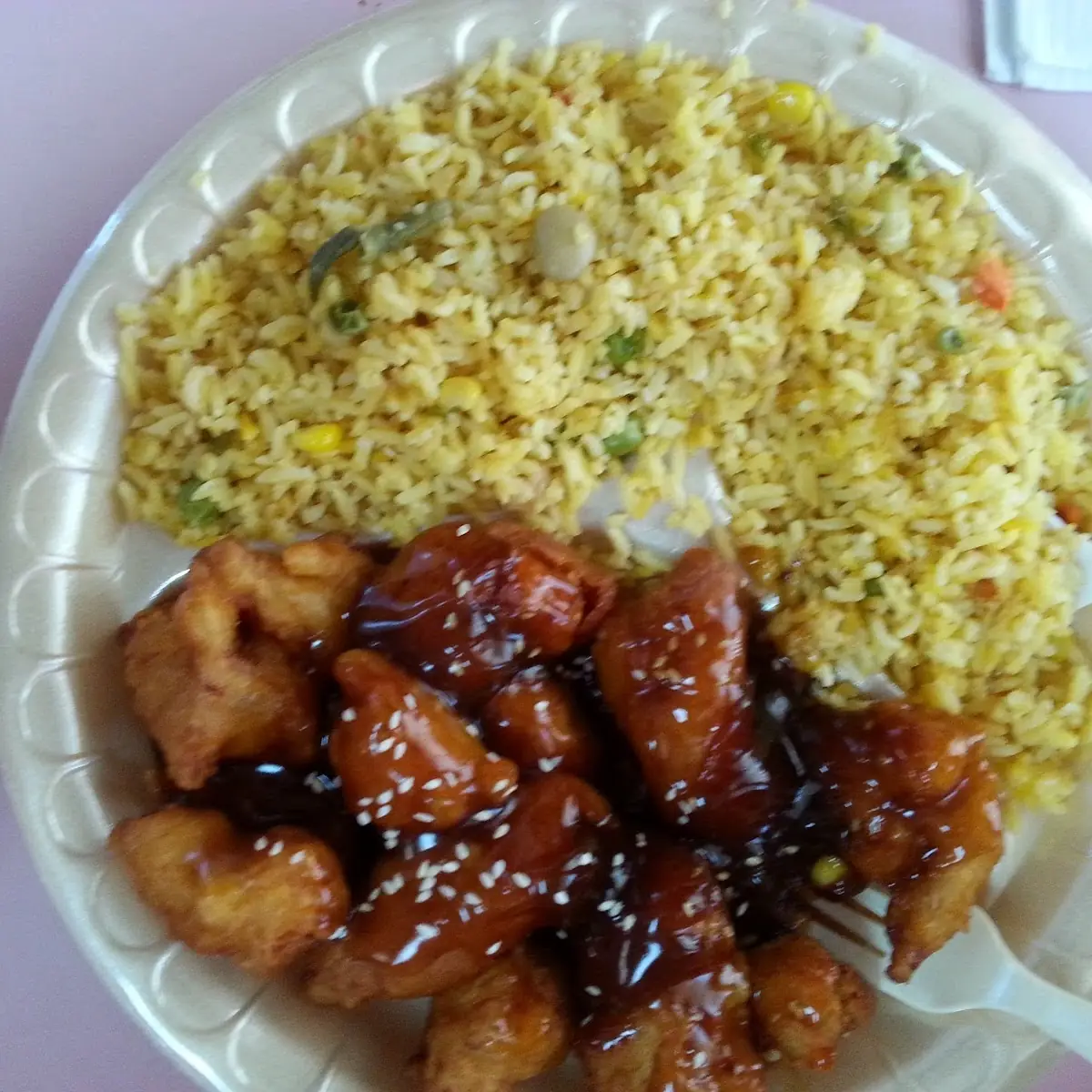 Chicken Wings & Fried Rice