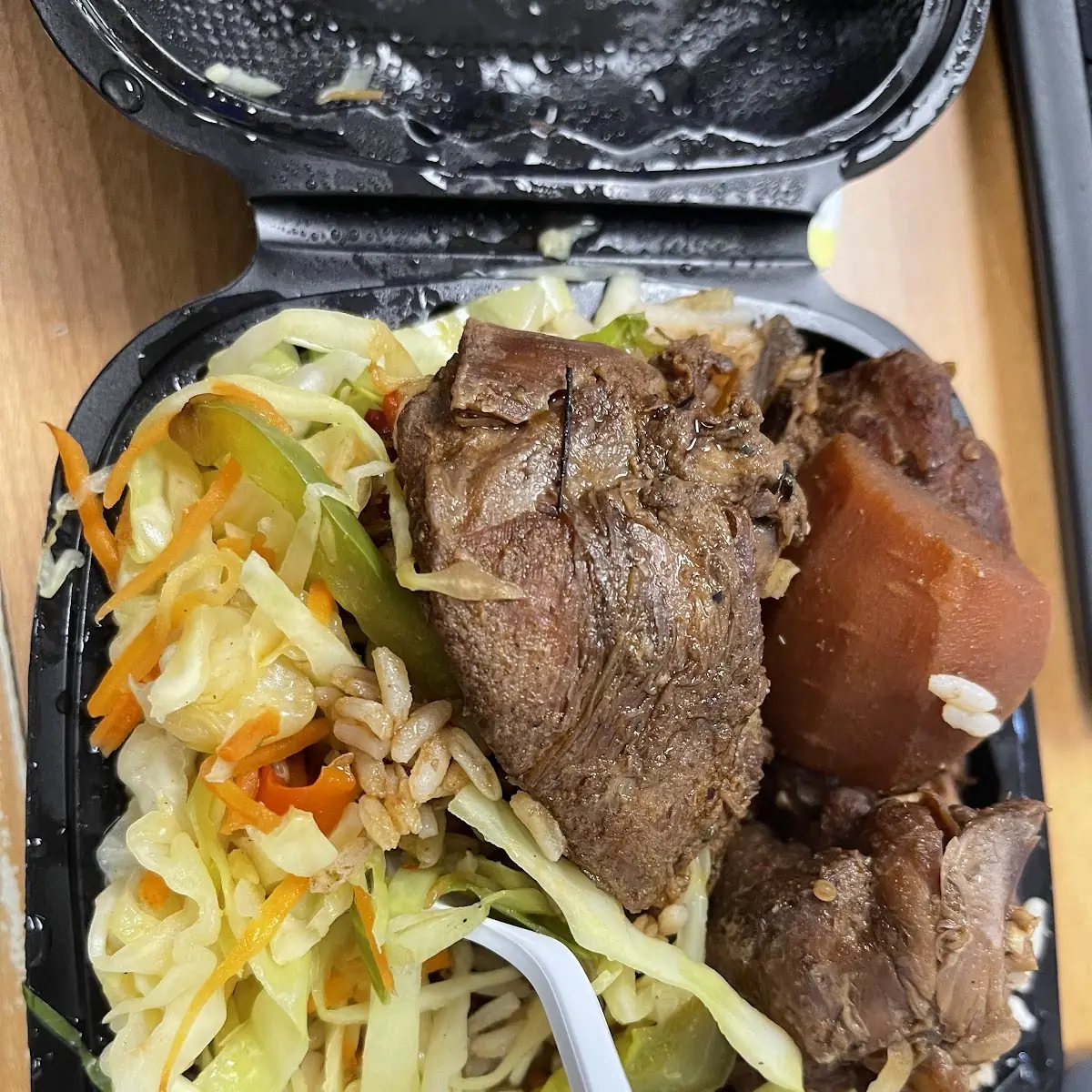 Stew Chicken with Rice & Peas