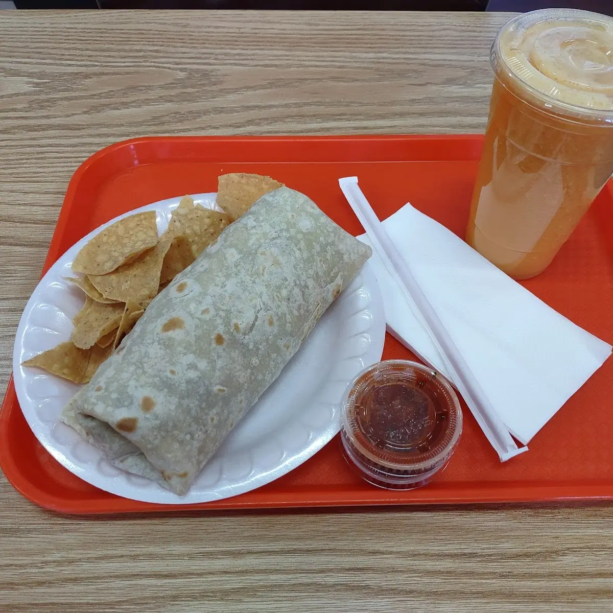 Small Bean Burrito Kids Combo