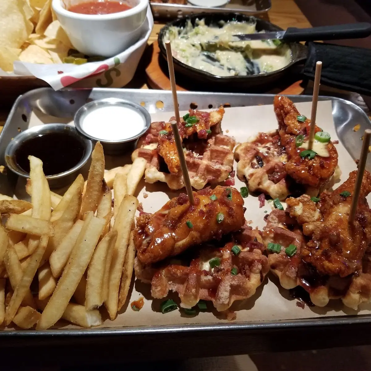 Honey Chipotle Chicken Waffles