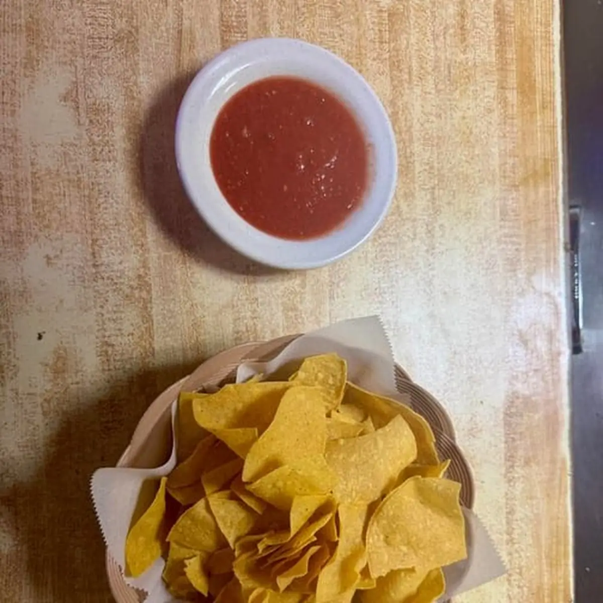Chips Salsa and Cheese
