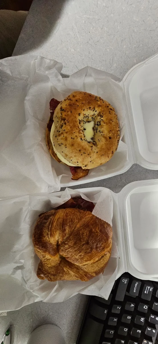 Egg Cheese and Bacon Sandwich