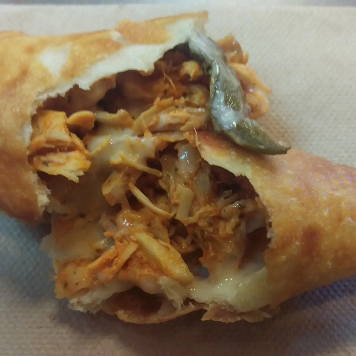 Latin Buffalo Chicken Empanada