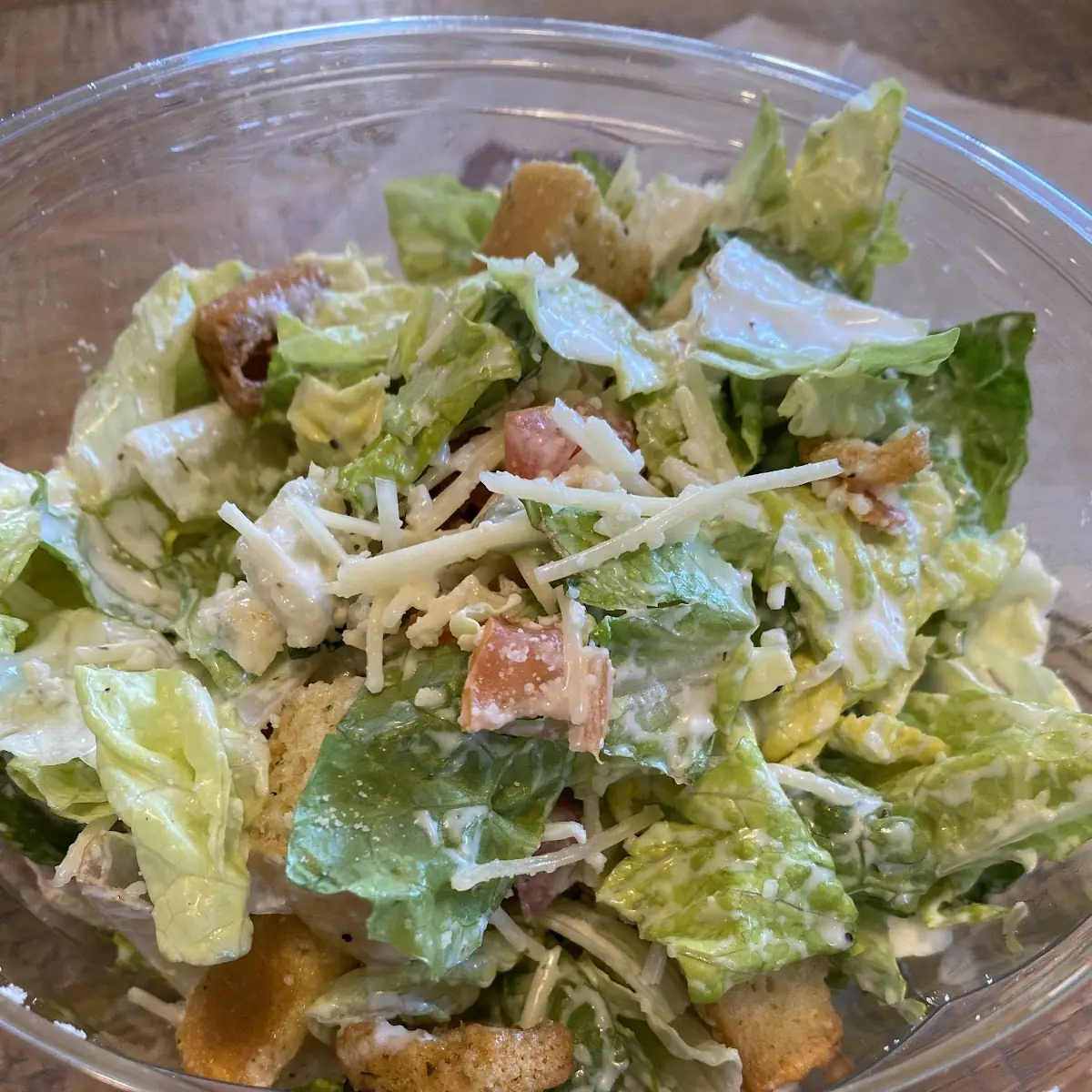 Caesar Salad with Blue Cheese