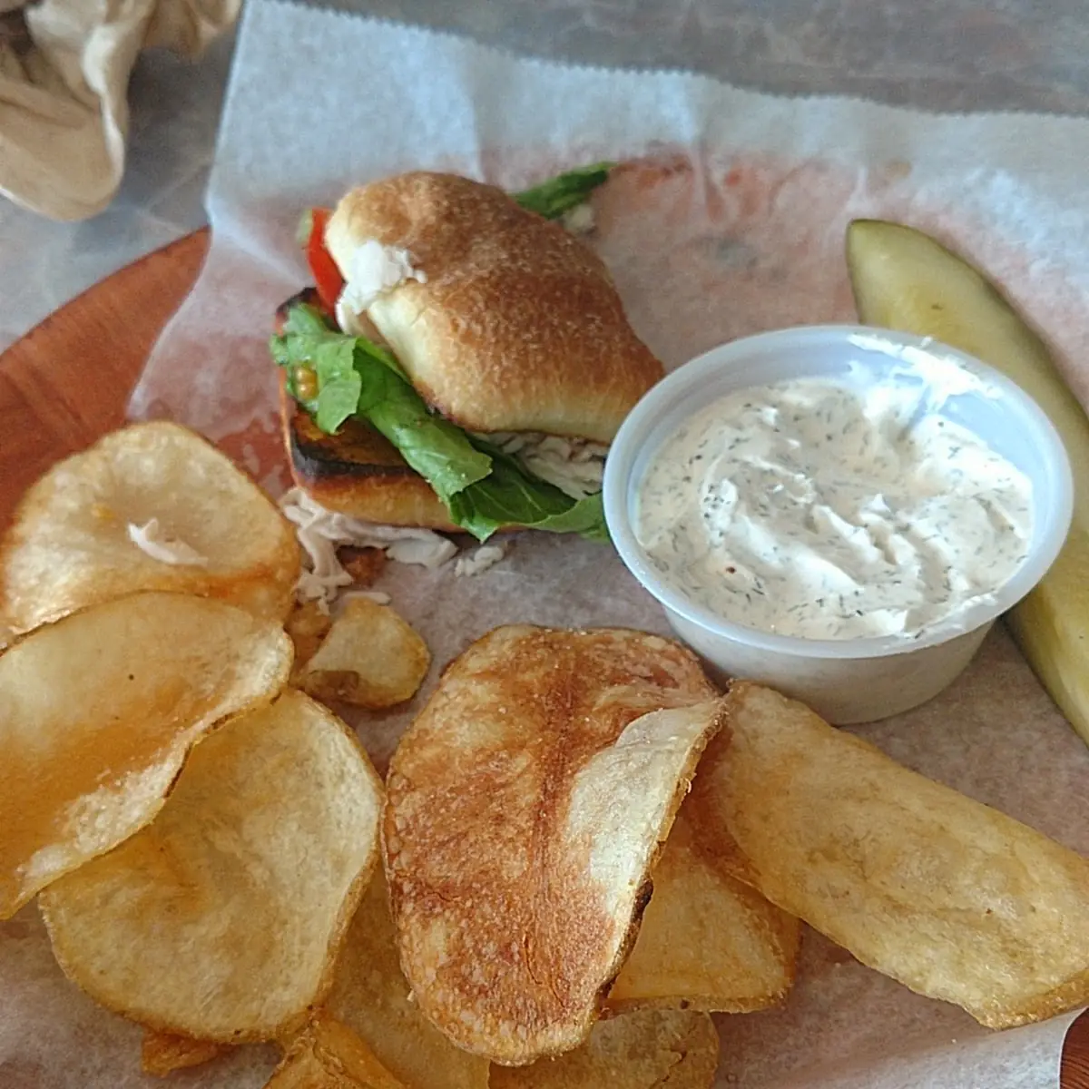 Fresh Made Chips w DIII Sauce