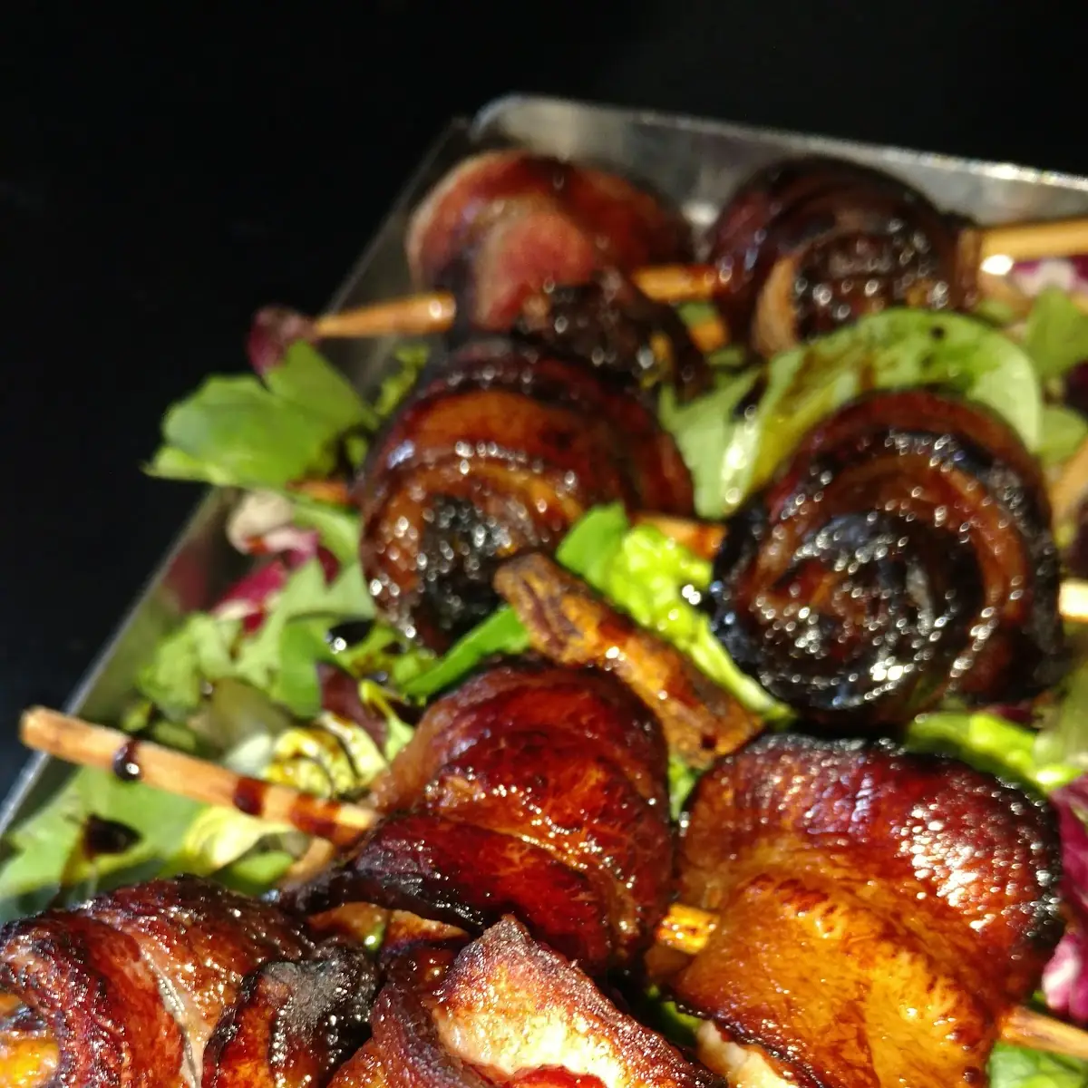 Bacon Wrapped Stuffed Figs