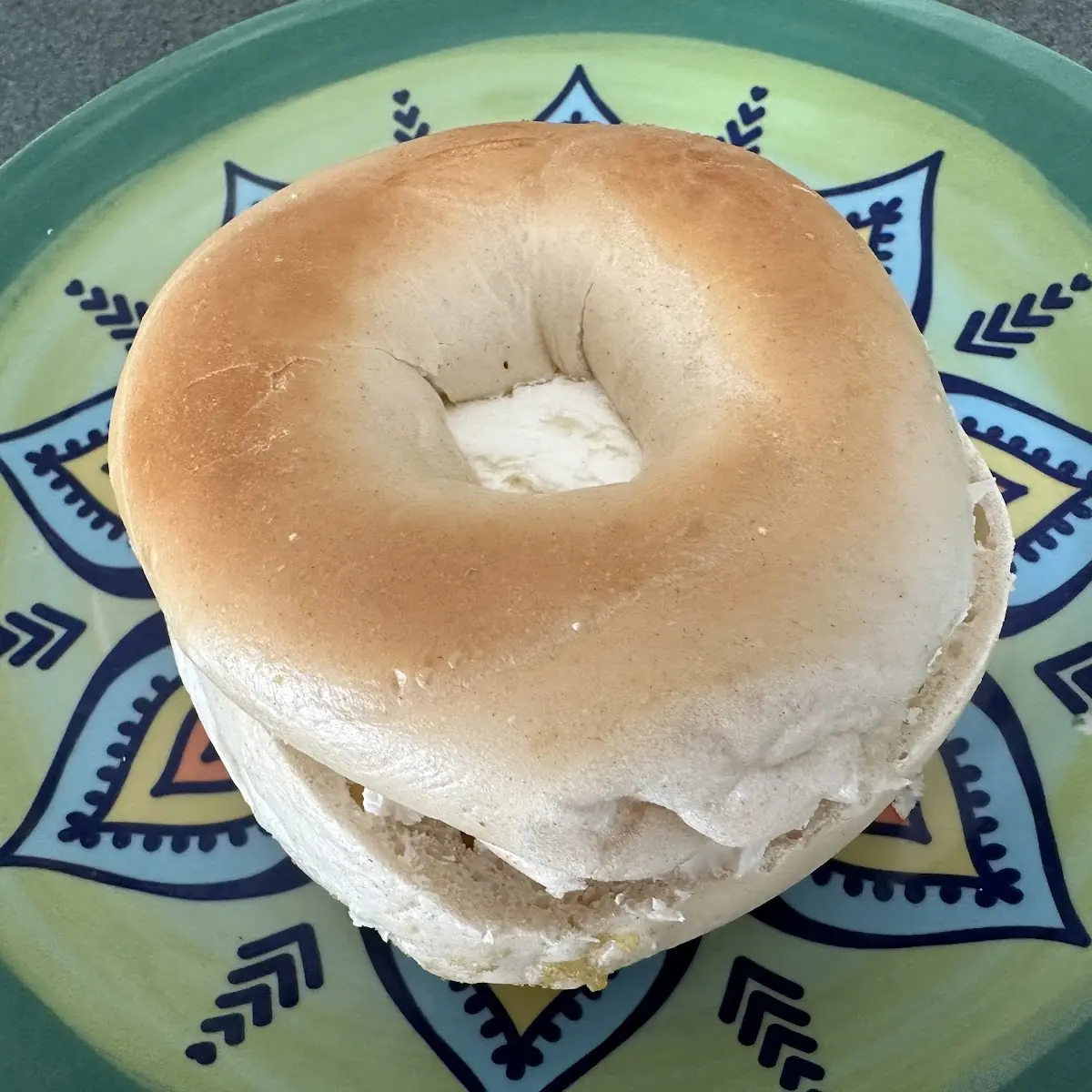Plain Bagel with Plain Cream Cheese