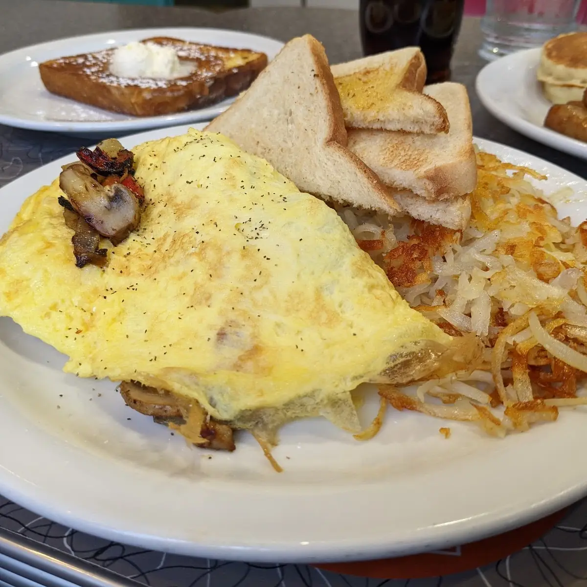 Steak and Eggs and Hash Brown