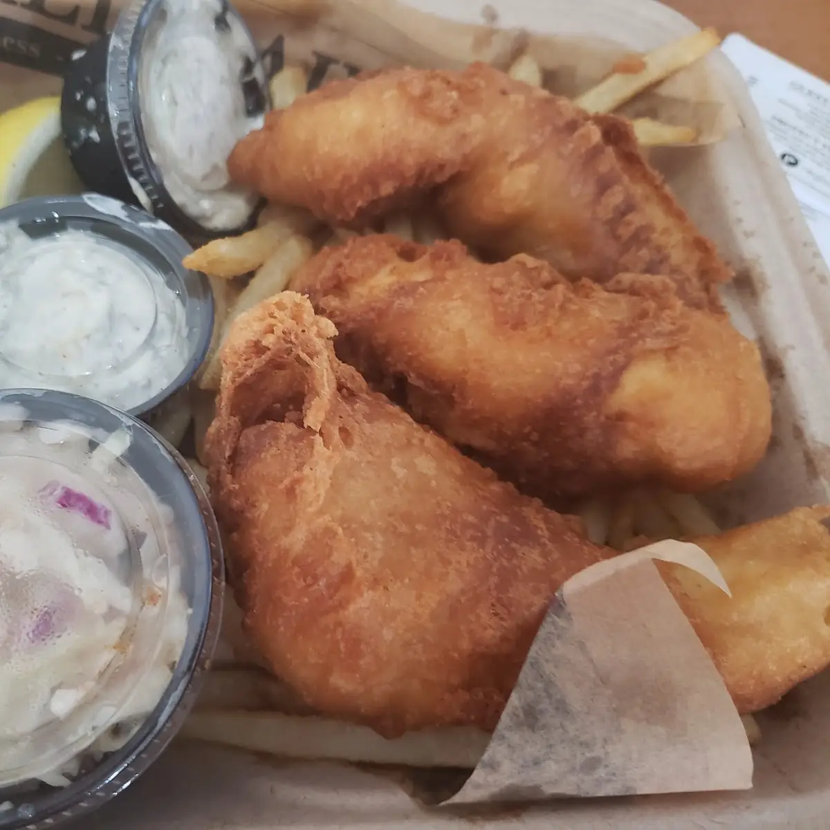 Beer Battered Fish & Chips